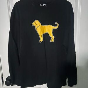 Black Dog Graphic Long Sleeved Shirt